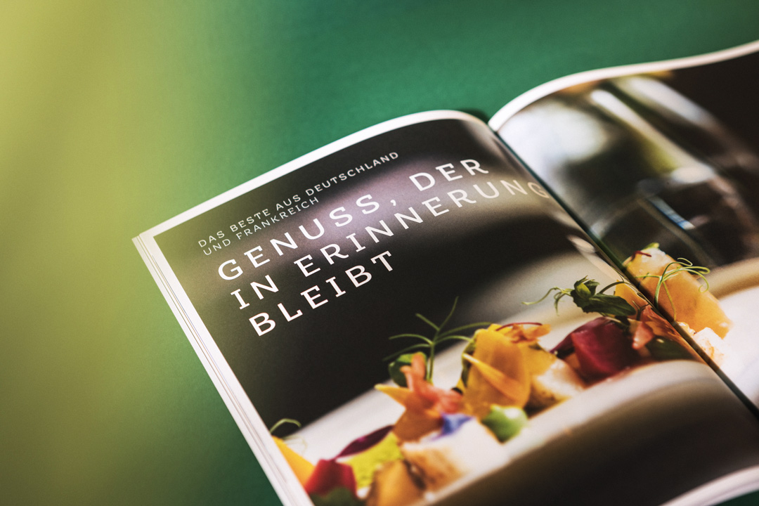 Nahaufnahme einer Innenseite des Saarland Magazins.