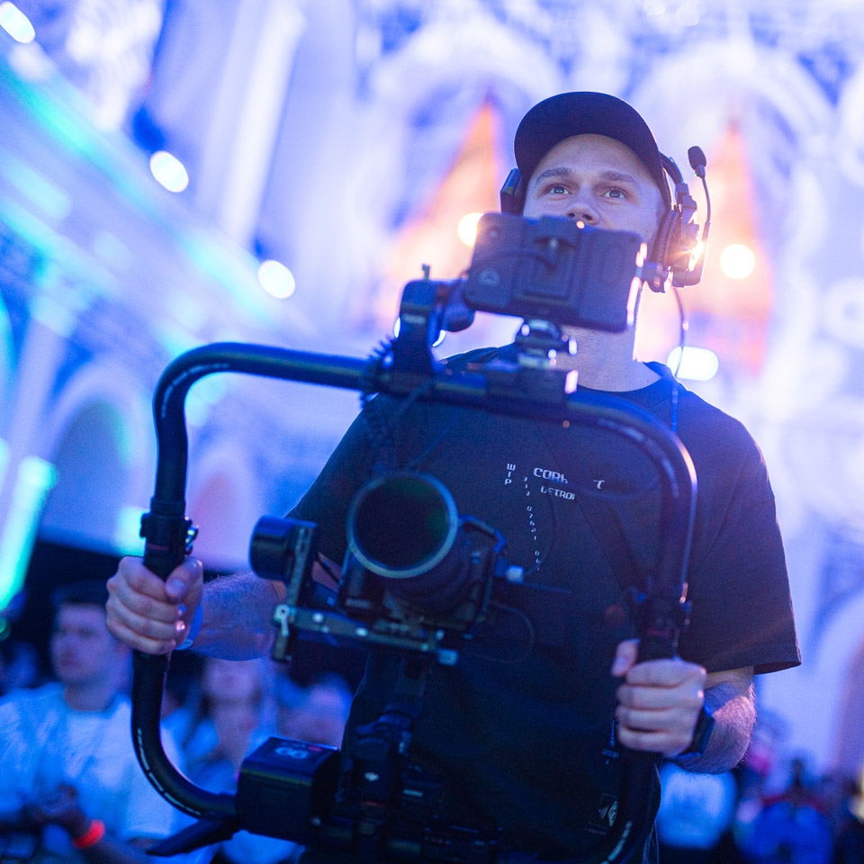 lukas weber with a sick gimbal rig